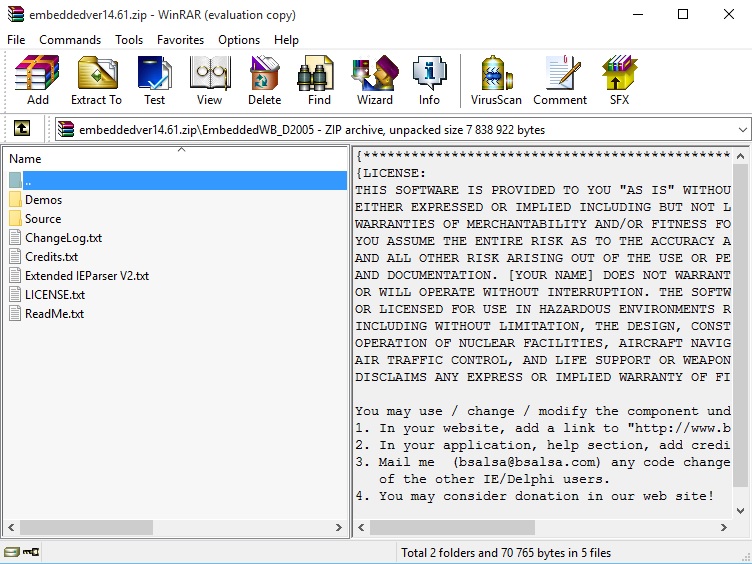 WinRar (архиватор) - скриншоты и фото программы